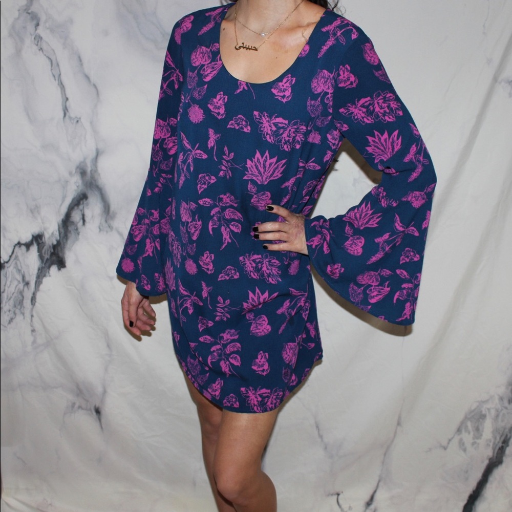 Francesca’s formal purple dress